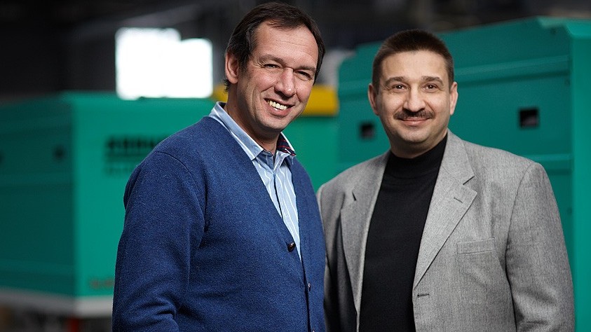 Володимир Лемперт, засновник та CEO компанії, та Станiслав Меняйло, COO