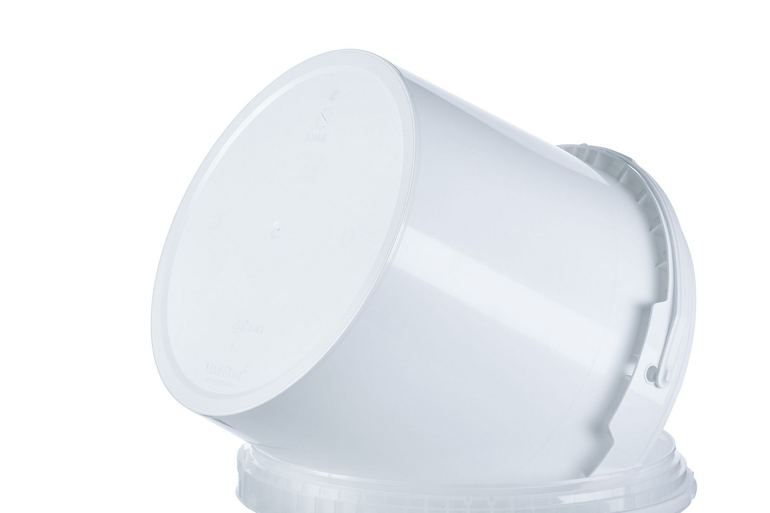 Пластиковые круглые ведра емкостью 11,2 литра для пищевых непищевых продуктов Украина