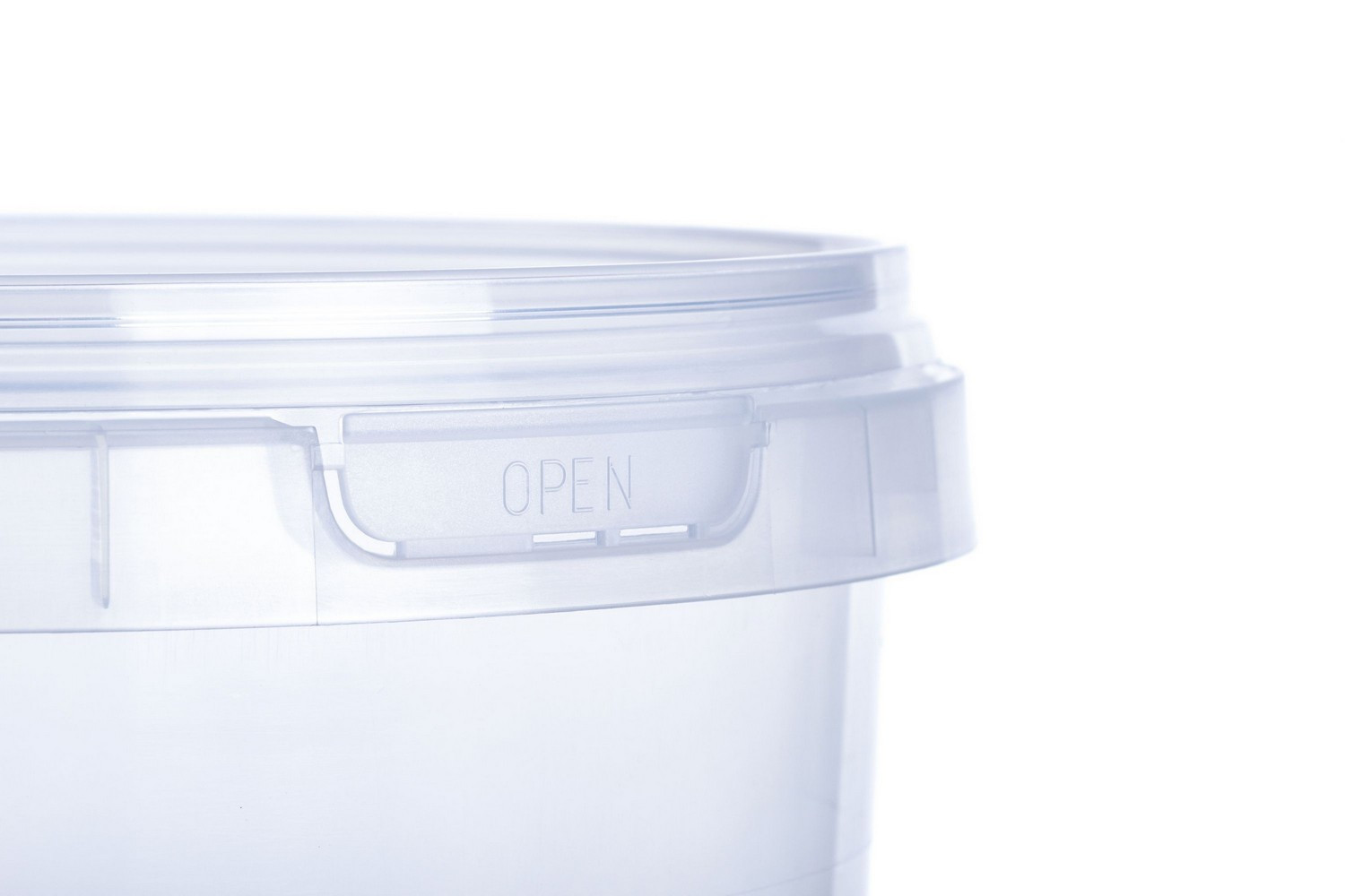 Vitalplast PP bucket 2200 ml with lid and handle high-quality for different purpose
