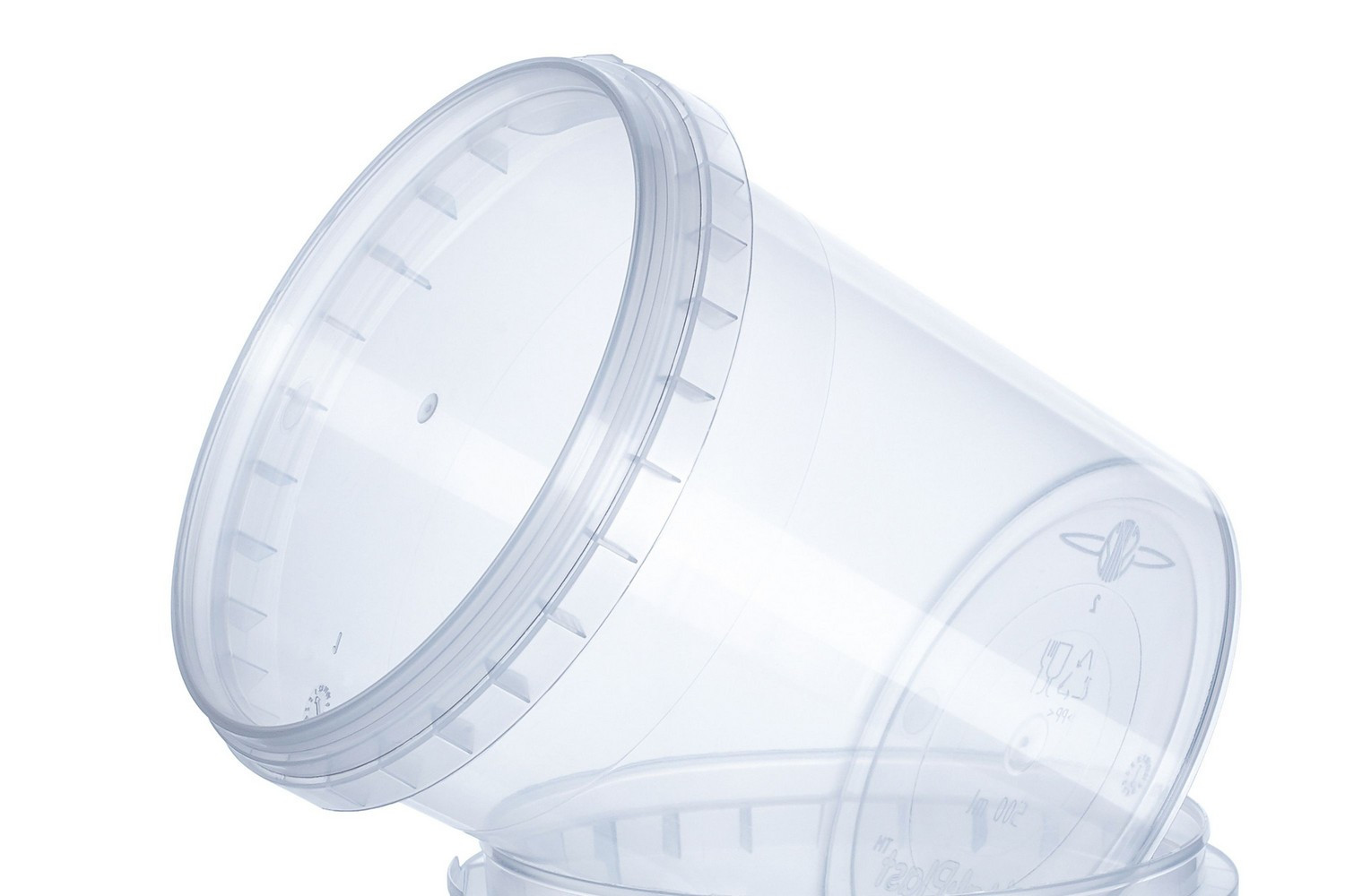 Vitalplast прозрачные емкости для пищи непищевого использования 500 мл для супов