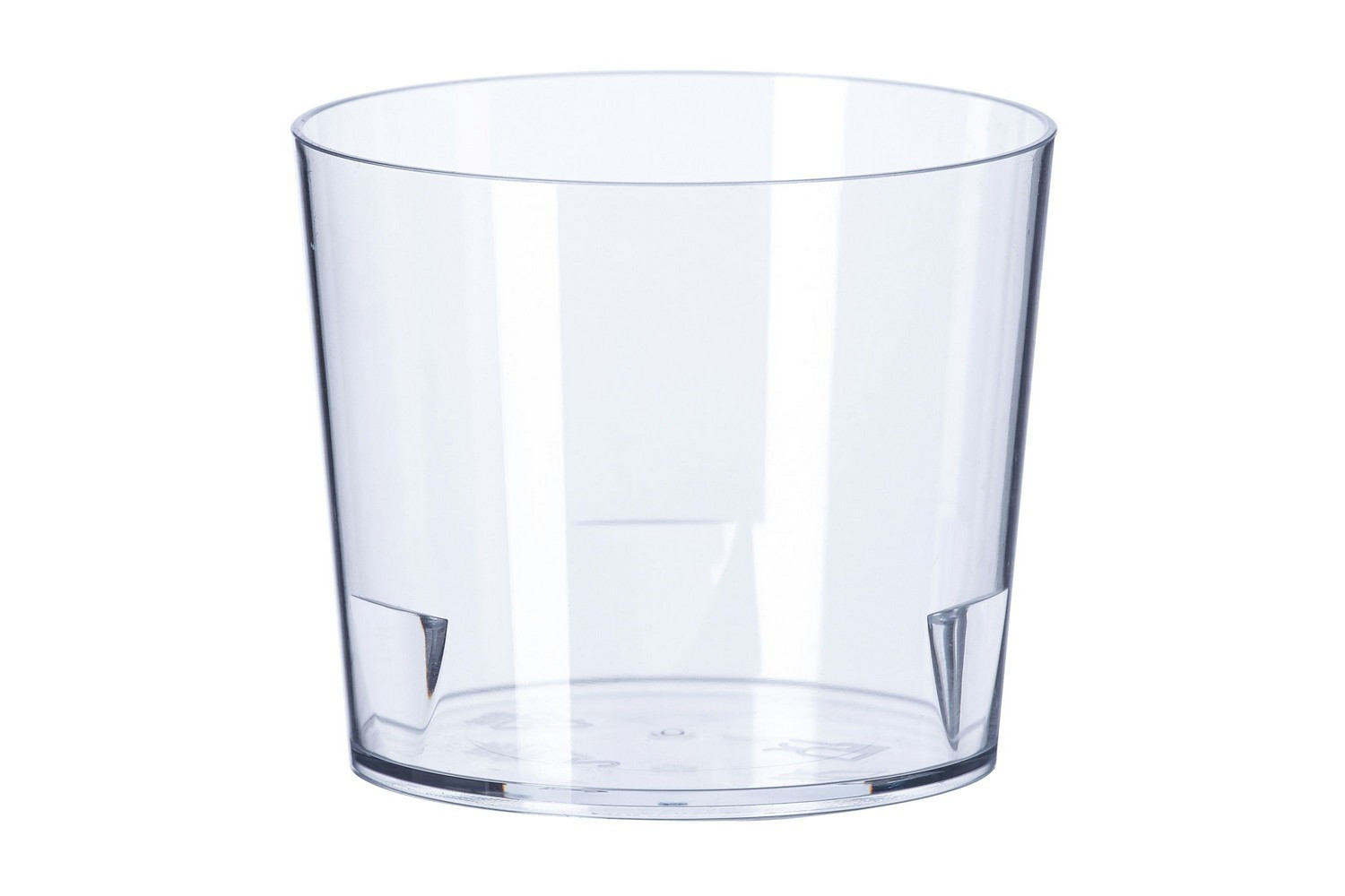 Круглый прозрачный стакан высокого качества от изготовителя